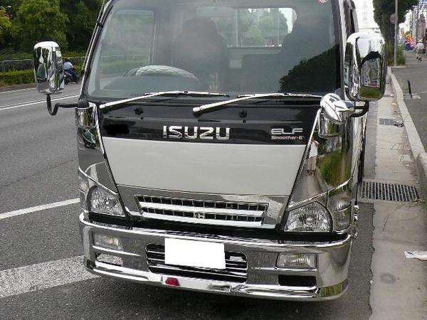 いすゞ超低PMエルフ コーナーメッキ左右セット | 大阪のトラック